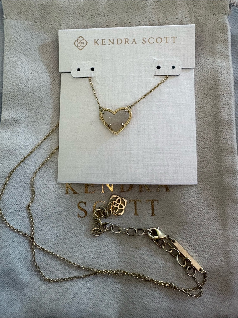 Kendra Scott Gold Ari Heart Pendant Necklace - Gold